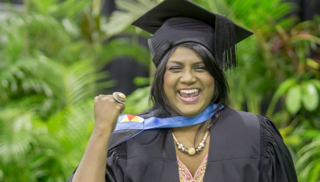 Teacher Mrs Natricia Naidoo graduated with her Masters in Education summa cum laude.