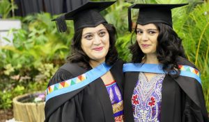 Mrs Renita Maharaj and her daughter Arthi