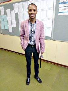 Education student Mr Luthando Molefe.