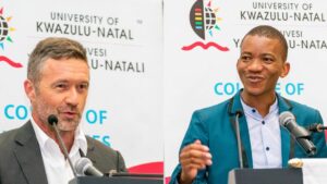 Professor David Spurrett and Professor Thabo Msibi.